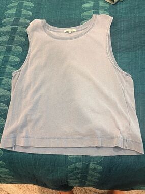 Z Supply Dusty Blue Sleeveless Crew Tank